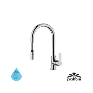 PAFFONI Pull Out Kitchen Sink Mixer RED285CR #45543