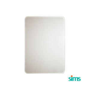 SIMS Rectangular Curved Edge Mirror  with Trimming #12123